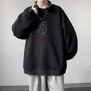 圆领卫衣男大码加厚加绒长袖t恤男S6140-P28 加绒款-P33图片