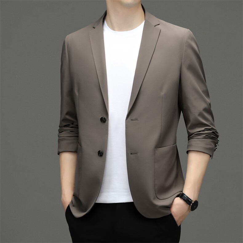 6018-102春秋款男士西服外套薄款商务休闲男装P185，男装西服，电商B360