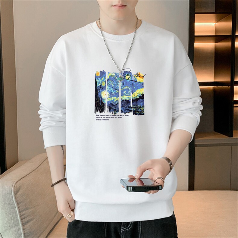 抖音直播现货2025秋冬新款潮流男士印花卫衣F212,男装卫衣,星座1816-2（原1210–2）