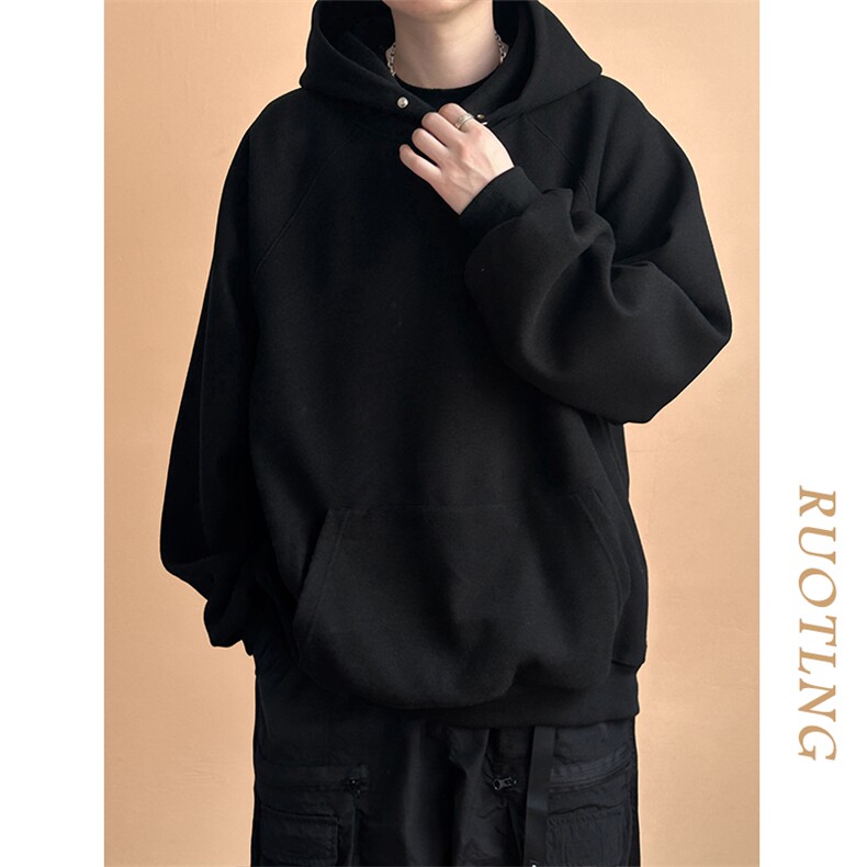 2024潮牌连帽套头卫衣外套男宽松休闲百搭卫衣加厚AW2482-P75,男装卫衣,电商A351