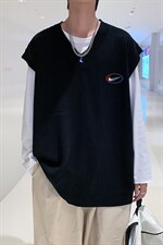 休闲时尚韩版潮流2024秋冬新款马甲男青年坎肩A161-2-MJ2211-P45，男装背心/马甲，电商A161-2
