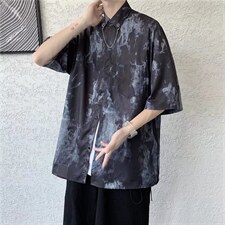 短袖衬衫春款男港风潮流C043P30，男装衬衫，星座1116-2