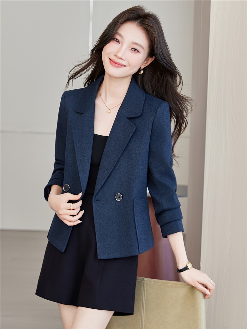 《档口现货》2026秋上新气质短款职业西装短外套小个子女,女装短外套,苗苗