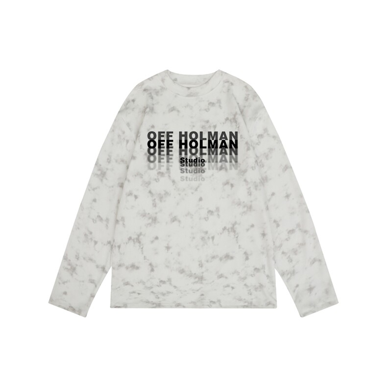 260克重磅扎染德绒圆领打底衫【有货】HD019-DR25199RL-P25图片