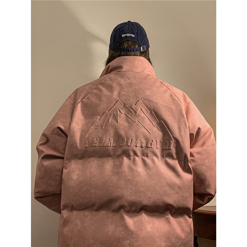 1中性立领PU皮复古做旧钢印字母大码M-5XL棉衣男MY77735P130控178，男装棉衣，星座226-2