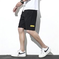 2021夏季港风ins宽松大码多口袋五分裤工装短裤男D，男装休闲裤，星座1712