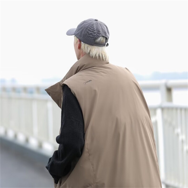 日系cityboy立领坎肩工装棉服马甲男秋冬季宽松休闲外套M1542-p60,男装背心/马甲,星座1008