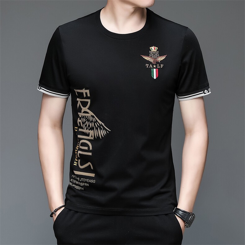 2023年夏新款高端时尚男士T恤P55图片