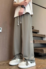 2026春季新款内景大码垂感贴标冰丝裤M-5XHK24499-特P30，男装休闲裤，电商A022