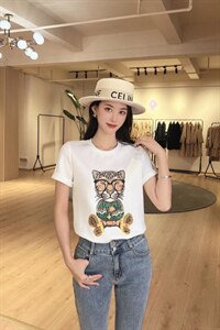 夏款老虎重工钉珠T，其它，克丽丝汀娜