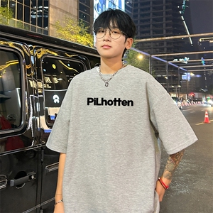 量大优！ 供视频！港风 华夫格短袖T恤半袖男HT194-特P18图片