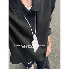 XZ809A/XS22/特P29/控58华夫格假俩件亨利领长T卫衣打底衫，男装T恤，星座809A(原222-1)