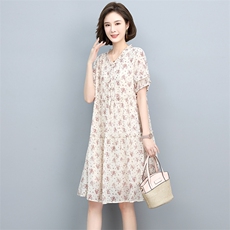 2022夏季新款时尚气质POLO领显瘦休闲舒适连衣裙，女装连衣裙，独衣靓
