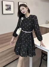 珍珠腰带喇叭裙，其它，迪蔓君翔