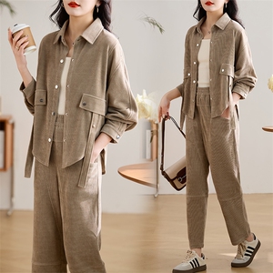 2025年新款秋季女装女士精品套装工作制服休闲图片