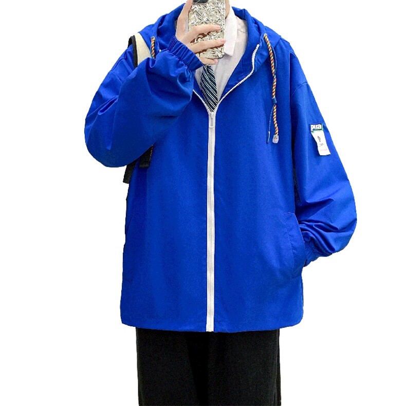 秋季美式街头潮流格子拼接棒球服外套男宽松夹克上衣潮JK0621-P70,男装夹克,星座308B-1