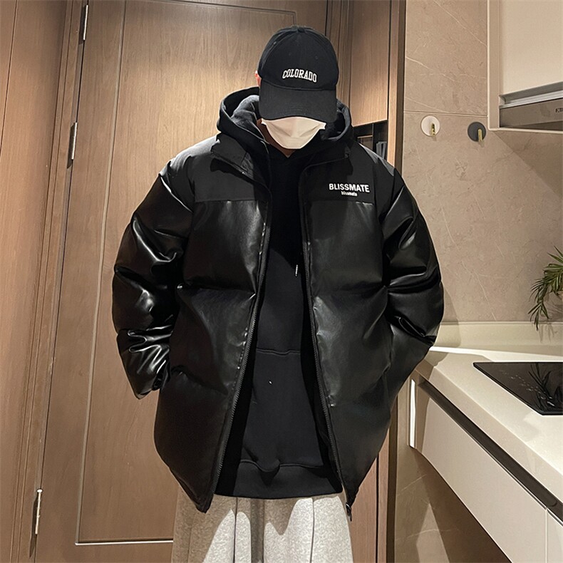 直播高品质皮棉衣潮牌潮流男士棉服面包服外套M885P85,男装棉衣,电商A030
