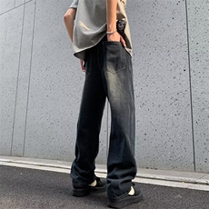 2024美式牛仔裤男款直筒长裤潮NK9005P45，男装牛仔裤，星座1116-2