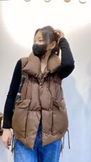 翻领大兜马甲，女装马甲，帝瀛 DY