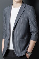 新款春秋季单件西服男休闲时尚中年男士西装春装单西外套薄款，男装西服，电商B212（原钱塘6029）