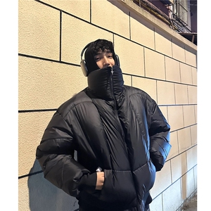 美式cleanfit盔甲羽绒棉服面包服立领外套男 H1032P128（网图）图片