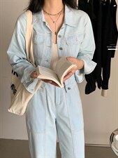 2022香丽迪新款牛仔套装，女装职业装，香丽迪1