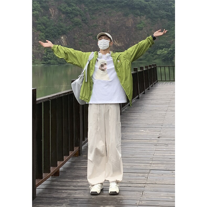 B221 美式ins街头hiphop宽松工装休闲裤子 LK23122-P65 控88图片