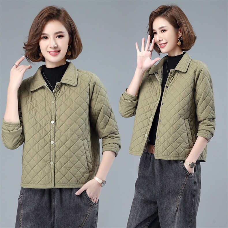 时尚百搭短款棉衣,女装棉衣/棉服,小林双子