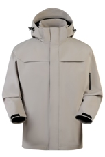 新款男女高品质户外登山服青少年学生冲锋衣夹克外套HS6606，男装夹克，星座1206（原A206）