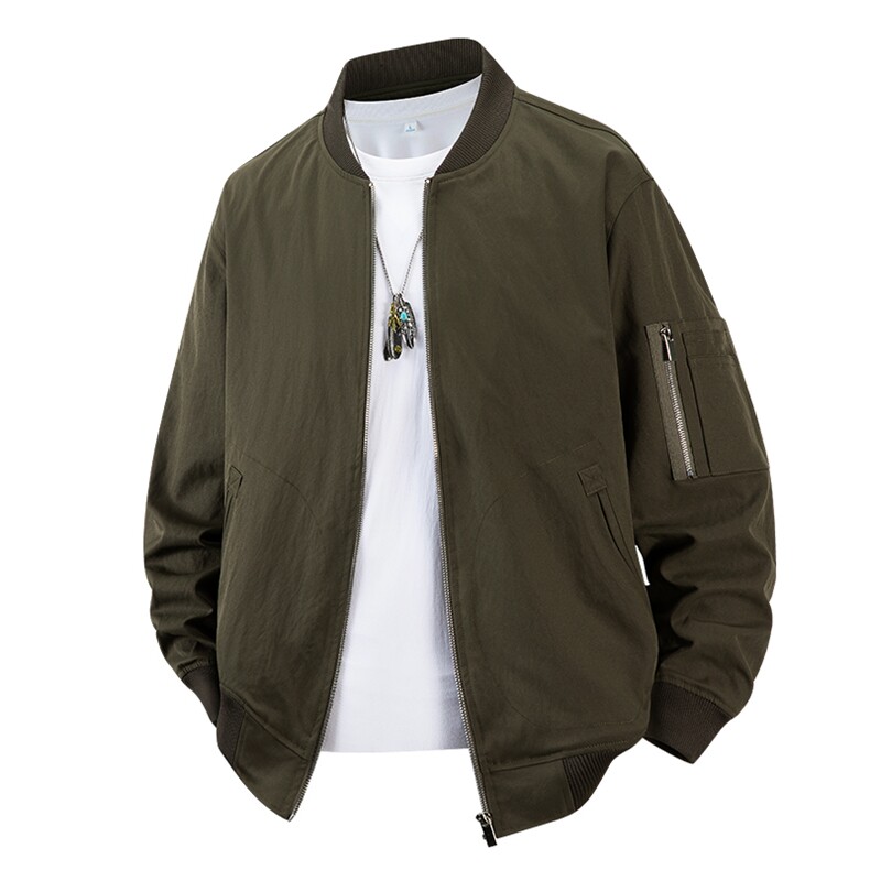 春季美式潮流夹克男宽松棒球服外套W106P70，男装夹克，电商D325