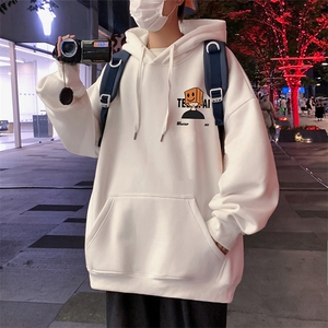 CM065P60新品重磅纯棉连帽卫衣秋冬外套卡通印花帽衫秋冬外套图片