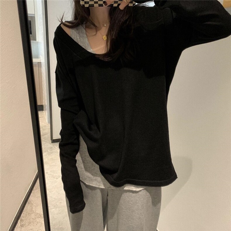 两件套毛衣，女装针织衫/毛衣，XTZ style