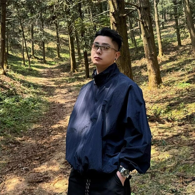 新款日系速干防风立领防晒衣男士潮牌宽松休闲防晒服透气上衣外套图片
