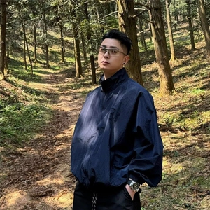 新款日系速干防风立领防晒衣男士潮牌宽松休闲防晒服透气上衣外套图片
