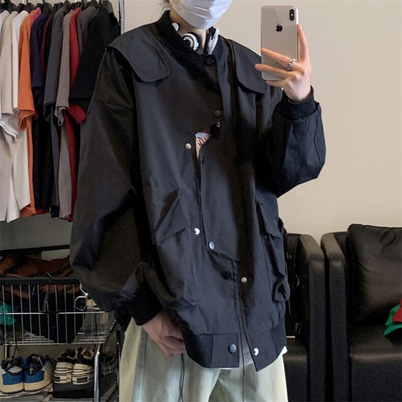 错位门禁飞行员夹克男外套男棒球衣服XH26-P70,男装夹克,电商B367