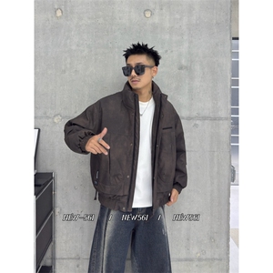 新标50白鸭绒 冬装时尚保暖皮羽绒服外套男561-P230图片