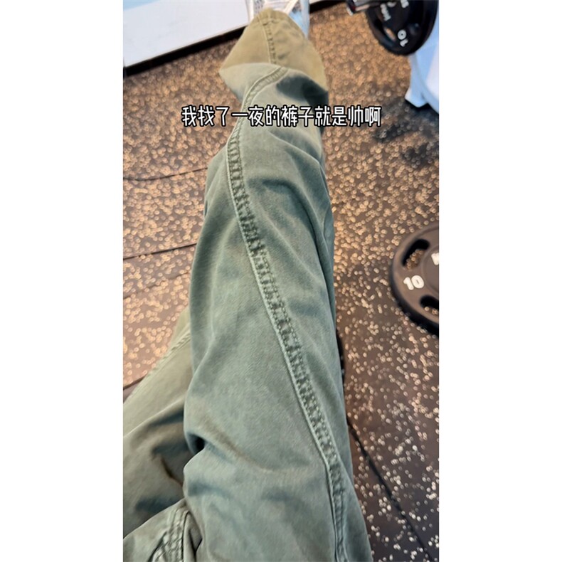 B221 美式ins高街暗黑休闲宽松做旧牛仔裤LK24400-特P52控88图片