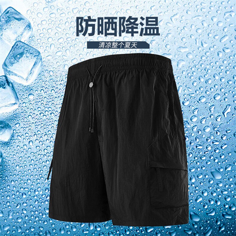 2025新款高街工装中裤速干运动男夏薄款伞兵短裤美式复古K688-P25,男装牛仔裤,星座1402-1