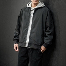 情侣潮大码宽松休闲多色光板夹克棒球服外套潮J7204P30【特价】，男装夹克，电商A007