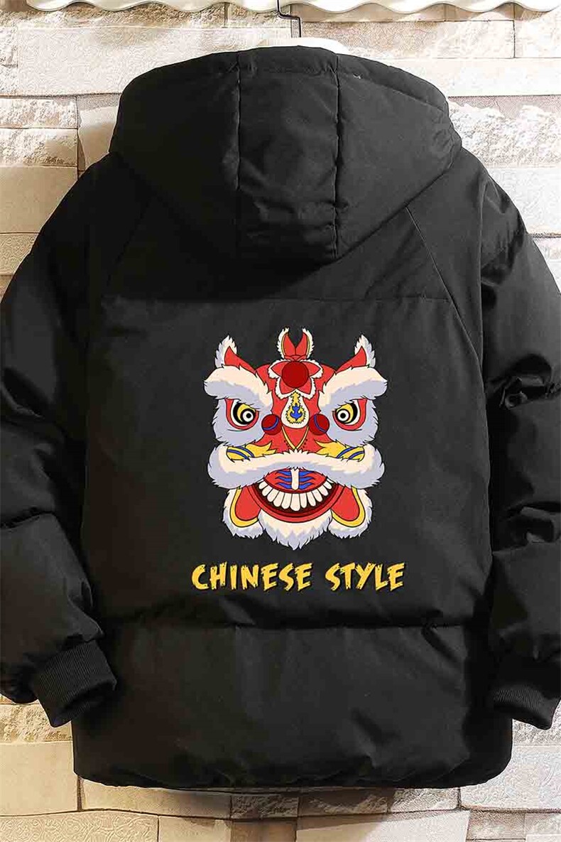 控128加绒面包服男大码羊羔毛衣男MY16185-P100,男装棉衣,电商A040A