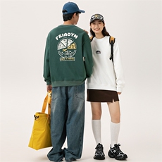 2025秋季新款男装日系潮牌宽松卫衣休闲外套WY608-F68，女装短外套，电商A101（原外27）
