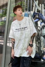 扎染印花短袖T恤XY5559-TP4058高街夏季潮牌脏脏面料体恤男，男装T恤，电商A102