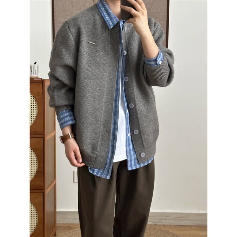 毛衣开衫86788-P65控109、35.6晴纶14.6锦纶49.8聚酯纤维,男装针织衫/毛衣,星座1302