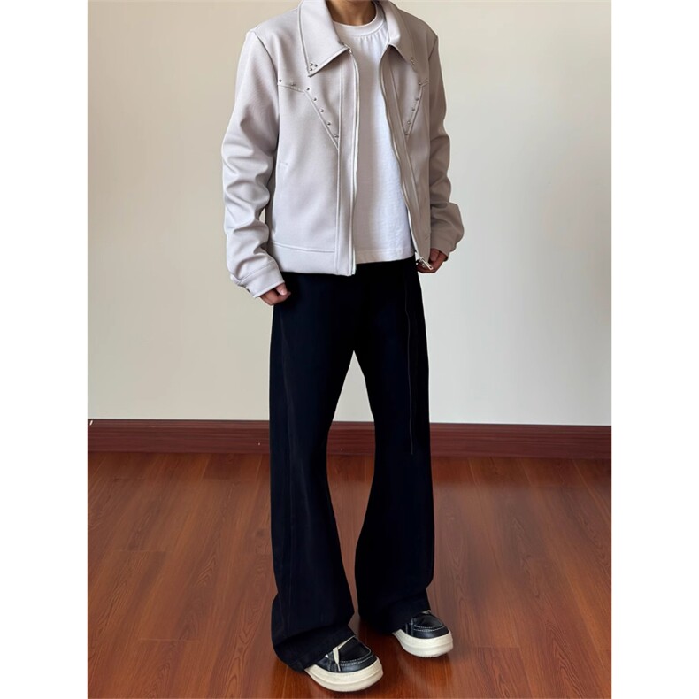 立体剪裁铆钉夹克cleanfit外套JK9220特P71,男装夹克,星座908-1