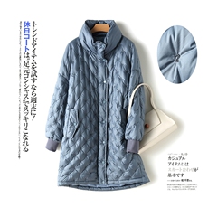 羽绒服女90白鸭绒冬装新款宽松显瘦排扣保暖外套，女装羽绒服，海爱依仁