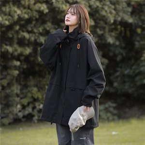 ！ 815A-MJ78502-75 刘亦菲同款外套夹克潮牌冲锋衣服女模图片