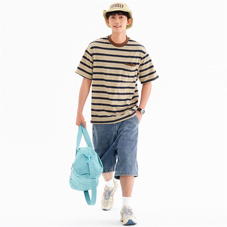2025夏季新款原创潮牌日系男装T恤T1050,男装T恤,电商A101（原外27）