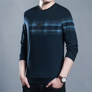 C2012钱塘2020-2秋冬新款男士卫衣大货高品质圆领长袖T恤P42图片