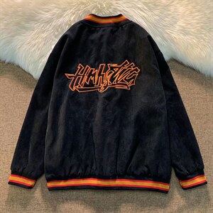 潮流夹克潮男春刺绣撞色棒球服外套夹克W95P46，男装夹克，星座1116-2