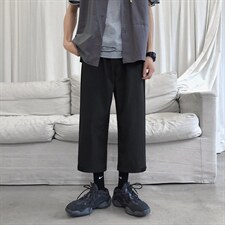 新款男士宽松休闲百搭运动时尚潮流八分裤1211-特批20，男装休闲裤，星座718-1